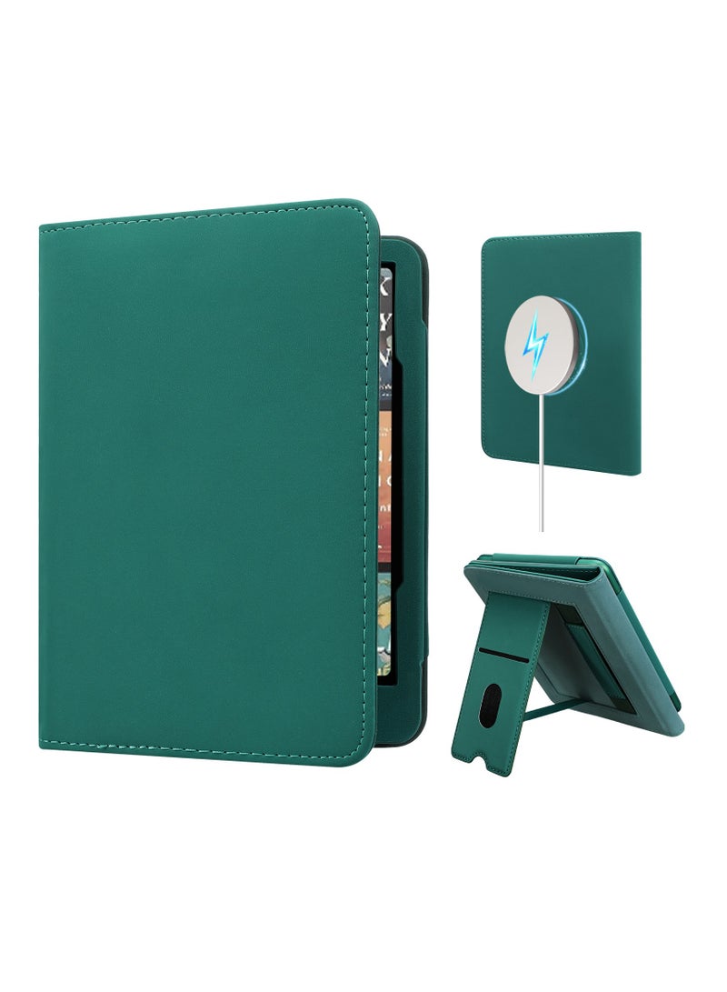 general Stand Case for 7" Kindle Paperwhite 12th Gen 2024 with Hand Strap - MagSafe Compatible, Works with Samsung/Belkin/Anker Wireless Charging Pad, Auto Sleep Wake  - Image 1