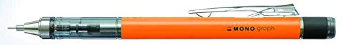 Tombow MechanicaI Pencil Mono Graph (NEON Orange, 0.7) - Image 1