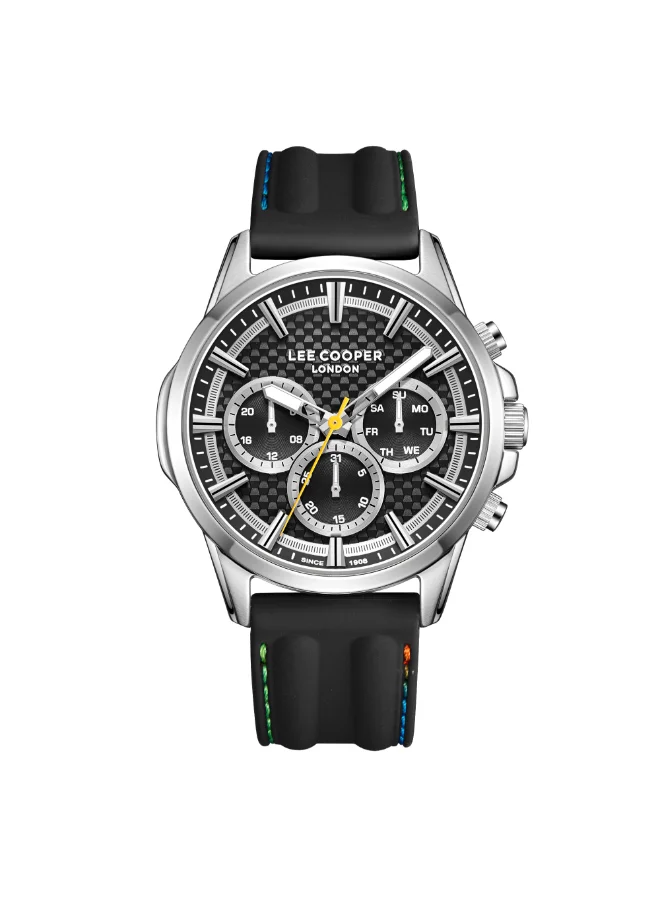 Lee Cooper Men's Silicone Multi Function Watch LC08048.351 - 44 mm