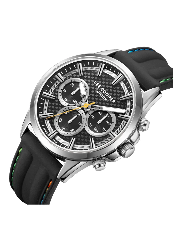 Lee Cooper Men's Silicone Multi Function Watch LC08048.351 - 44 mm