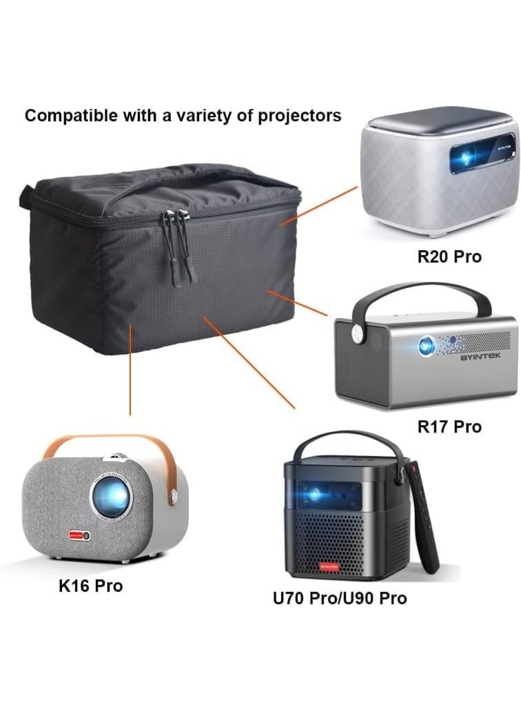 Arabest Projector Storage Bag Travel Bag, Waterproof Camera Bag Insert Shockproof DSLR SLR Camera Padded Case for Nikon Canon Camera Sony Lens Bags Cases and Accessories - Image 4