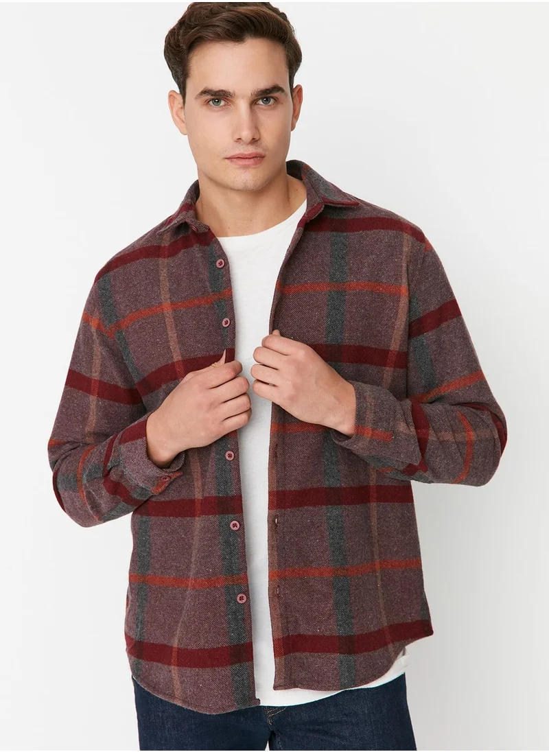 trendyol Checked Regular Fit Shirt