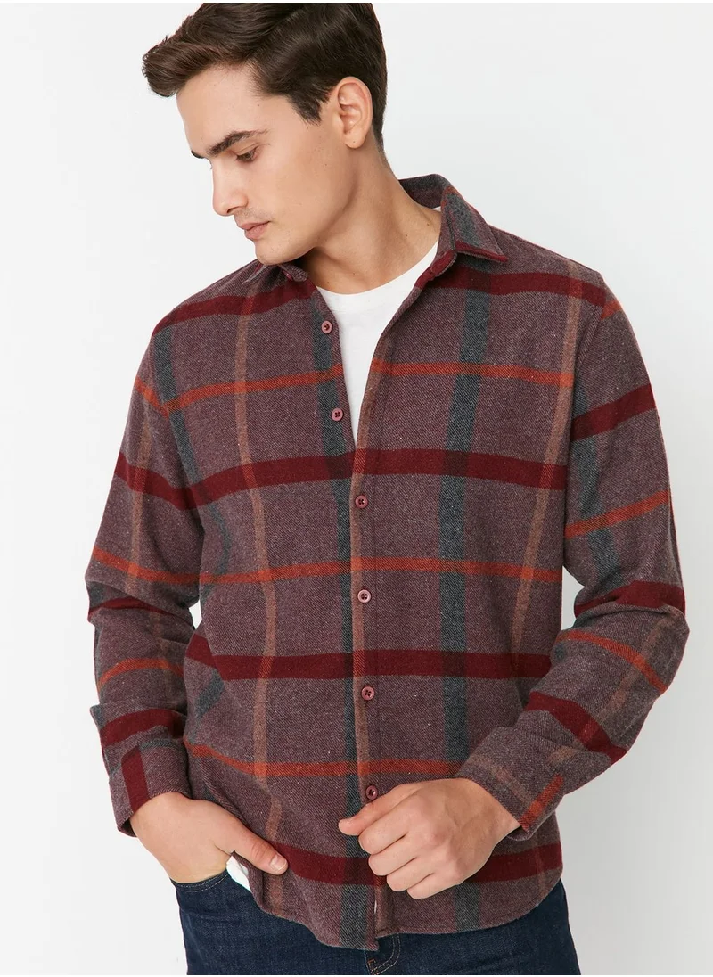 trendyol Checked Regular Fit Shirt