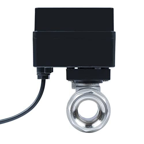 U.S. Solid US Solid Motorized Ball Valve 34 Stainless Steel Ball Valve with Standard Port 936V ACDC 2 Wire Auto Return Setup Normally Open NO - Image 3