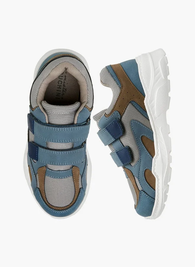 سيد دوتشيني Panelled Sneakers with Hook and Loop Closure