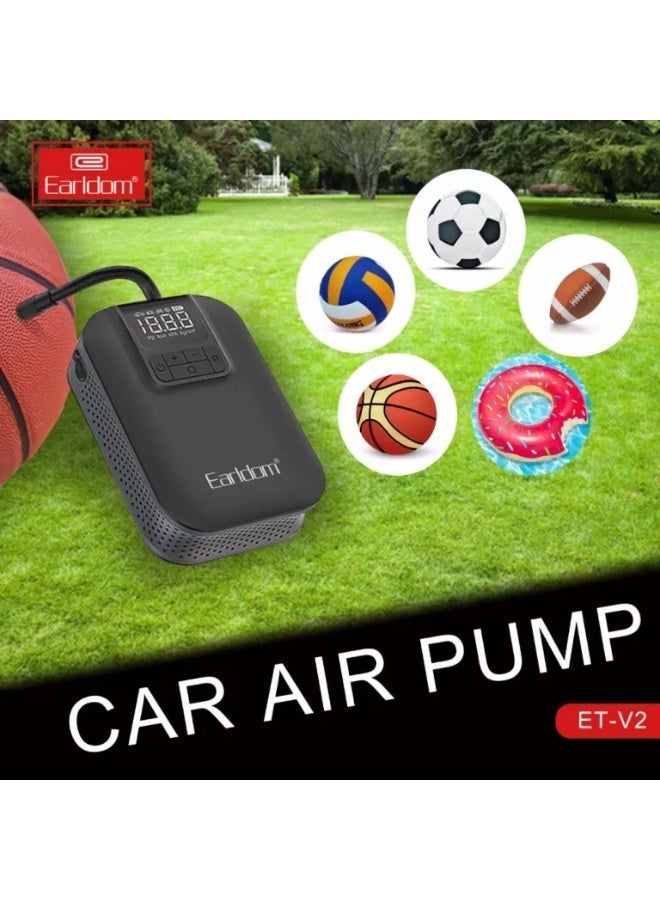 Earldom V2 hot selling mini automatic car tire air compressor pump inflator car air pump Company - Image 4