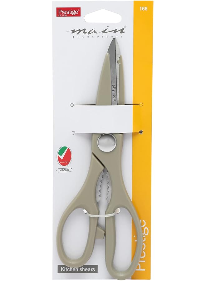 FACKELMANN Scissors Stainless Steel Comfortable Grip Handle Silver - Image 1