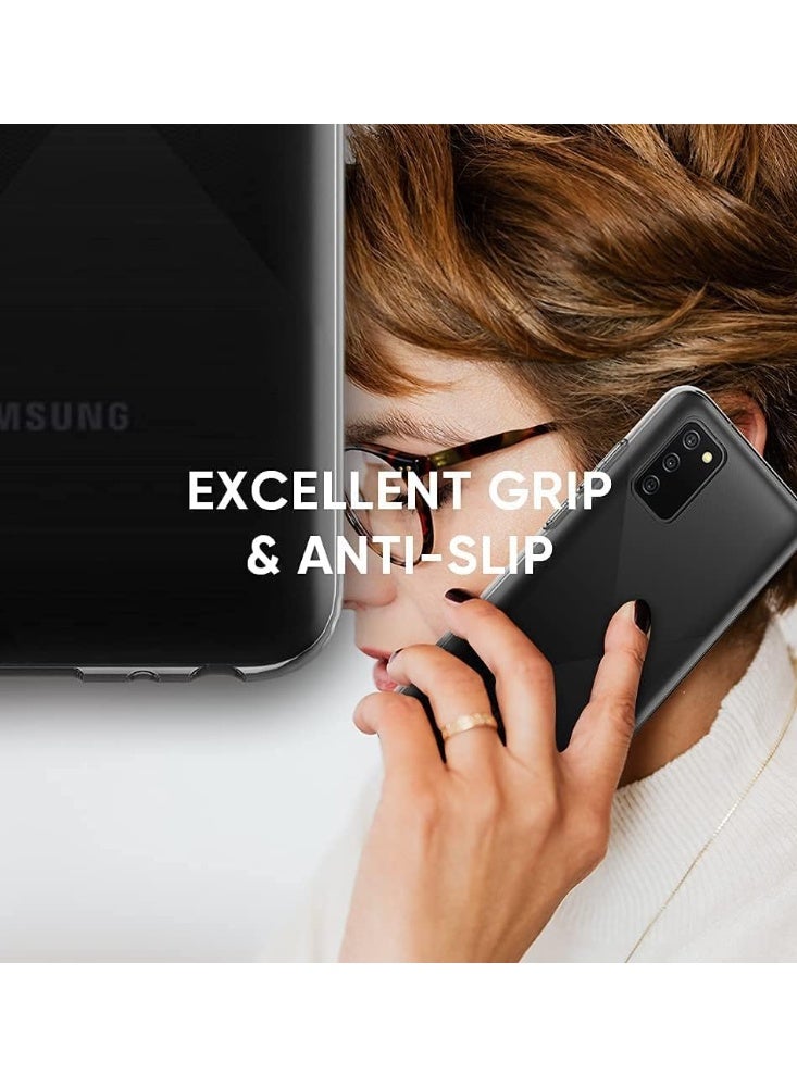 Samsung Galaxy A02S TPU Silicone Soft Thin Slim Back Case Protective Clear Cover For Galaxy A02S - Image 4