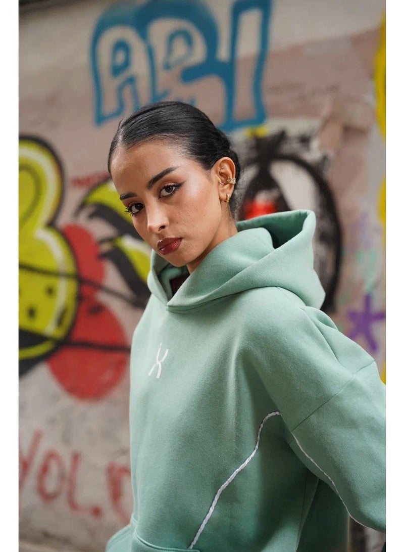 Nosta Turquoise hoodie - Image 3