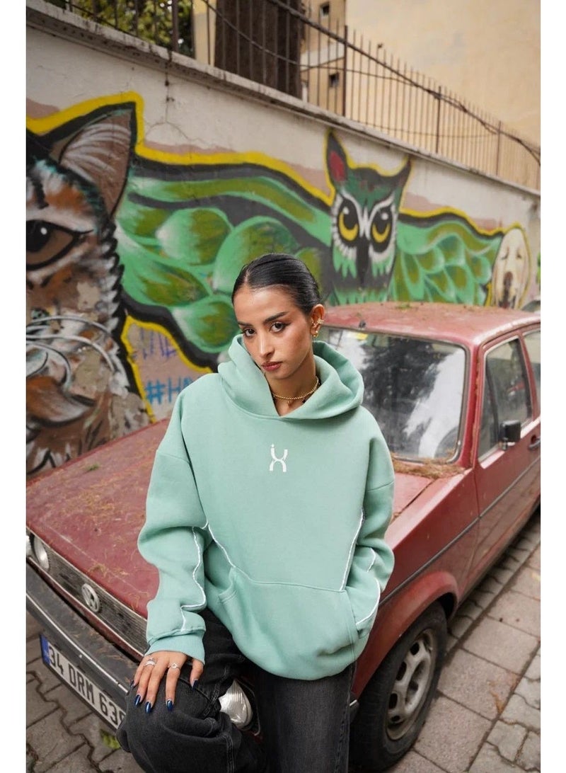 Nosta Turquoise hoodie - Image 1