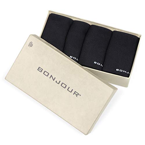 Bonjour Men's Cotton Club Class Multipack Ankle Length Socks (Black, Free Size) - Pack Of 4 - Image 4