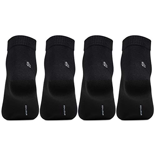 Bonjour Men's Cotton Club Class Multipack Ankle Length Socks (Black, Free Size) - Pack Of 4 - Image 3