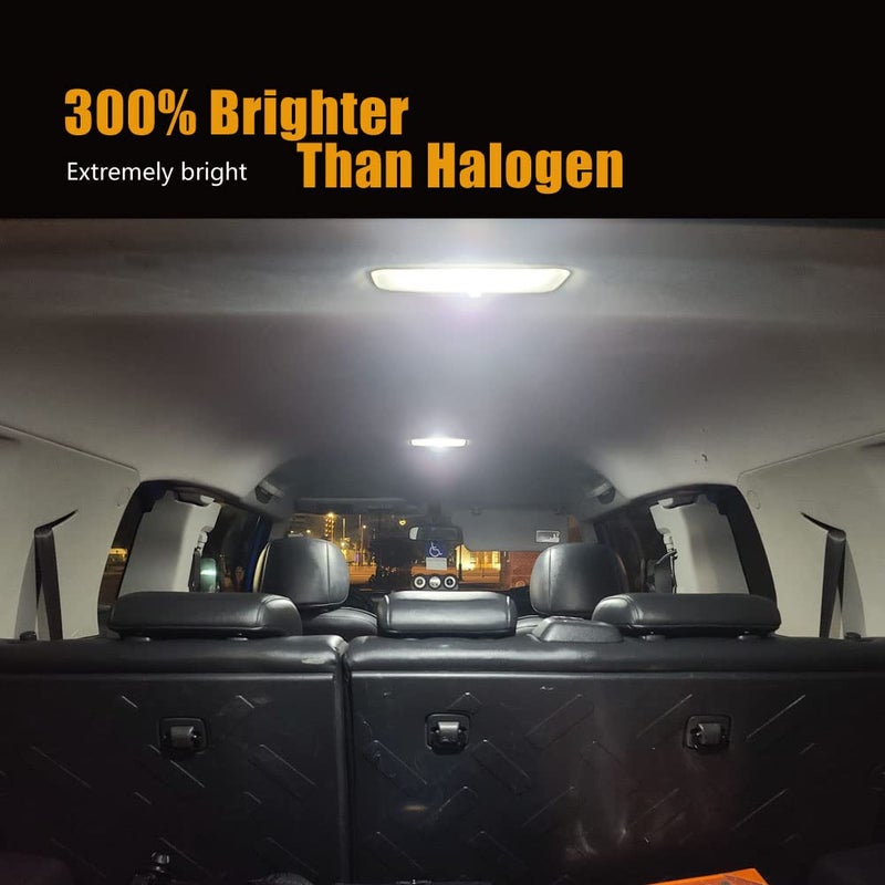 DODOFUN Deluxe Interior LED Light Compatible with 2006-2014 Toyota FJ cruiser (10-pc Bulb 6000k) - Image 5