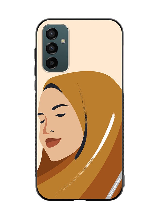 VR CREATIVE Protective Case Cover For Samsung Galaxy M23 Cartoon Woman Shape Design Multicolour - Image 1