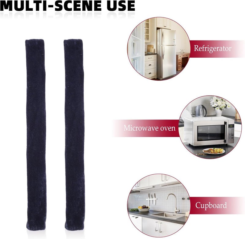 VERDANVERSE 4pcs Refrigerator Door Handle Covers Non-Slip Protective Sleeve in Navy Blue for Kitchen Appliances Fridge and Freezer Handles Refrigerator Accessories - Image 5