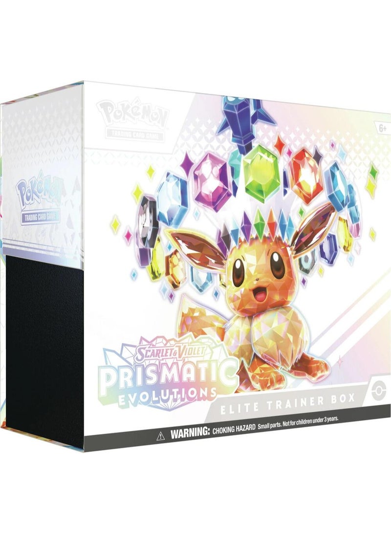Prismatic Evolutions صندوق تدريب النخبة (ETB) | 9 حزم بوستر | بطاقة Eevee برومو فويل كاملة الرسمة | مختوم مصنعياً 🎴⚡