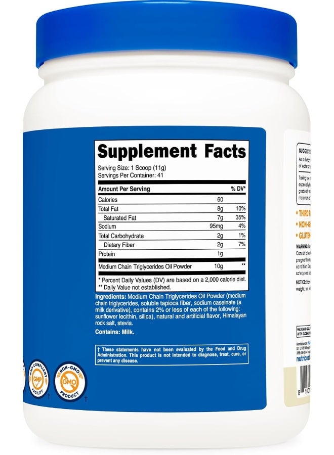 Nutricost Premium Mct Oil Powder (1 Lb, Vanilla) - Image 5
