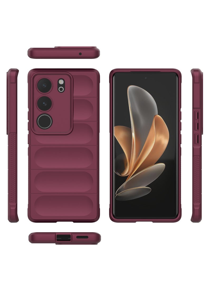 جولدن ماسك - فيفو في 29/في 29 برو (Vivo V29/Vivo V29 Pro) جراب ماجيك كيس كفر حماية للهاتف - (نبيتى) - Image 1