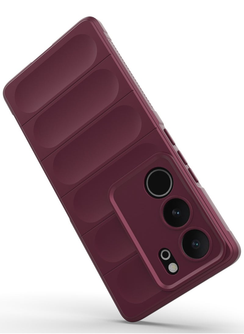 جولدن ماسك - فيفو في 29/في 29 برو (Vivo V29/Vivo V29 Pro) جراب ماجيك كيس كفر حماية للهاتف - (نبيتى) - Image 1