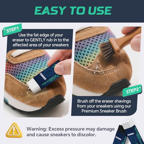 SHENMENG Suede Eraser for Shoes, Water-Free Shoe Cleaner, Sneaker Cleaner for Suede and Nubuck Shoes, Shoe Stain Eraser for Dry Fabric and Midsoles - Image 5