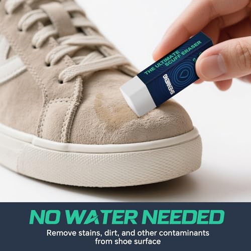 SHENMENG Suede Eraser for Shoes, Water-Free Shoe Cleaner, Sneaker Cleaner for Suede and Nubuck Shoes, Shoe Stain Eraser for Dry Fabric and Midsoles - Image 2