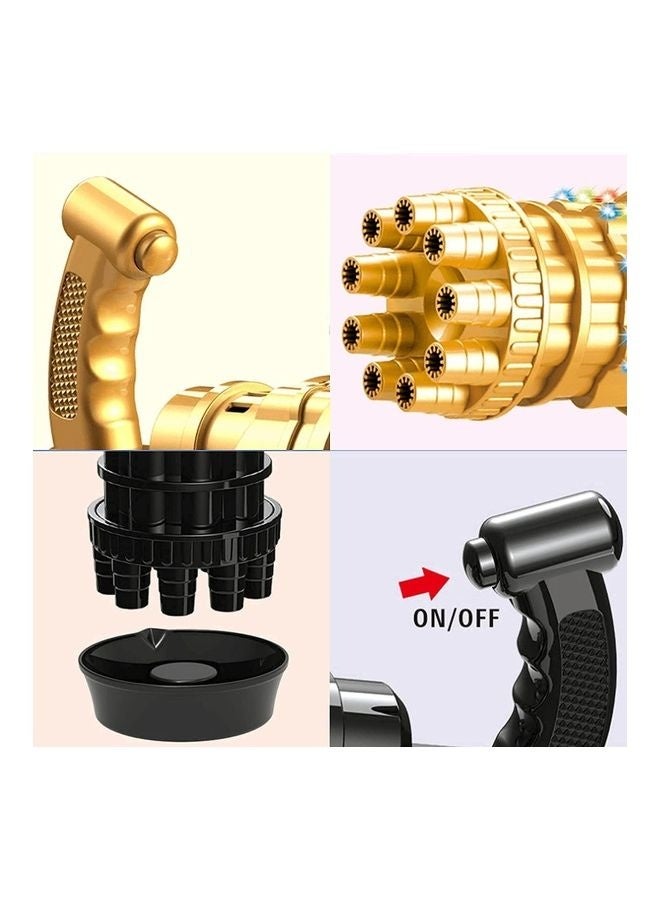 XiuWoo Set of 3 8-Hole Huge Amount Bubble Maker Gatling Gun East To Operate 3AA Batteries - Image 2