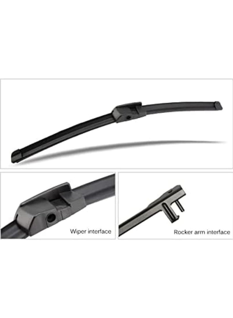 Elshafey Windshield Wiper Blade Set Replacement For BMW 5 7 Series F01 F02 F04 F07 F10 M5 2010-2016 High Performance Original Equipment Wipers 26"/18" - Image 3