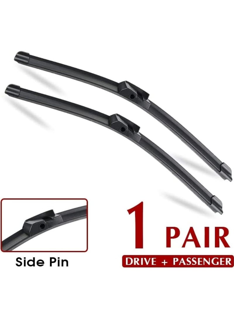 Elshafey Windshield Wiper Blade Set Replacement For BMW 5 7 Series F01 F02 F04 F07 F10 M5 2010-2016 High Performance Original Equipment Wipers 26"/18" - Image 4