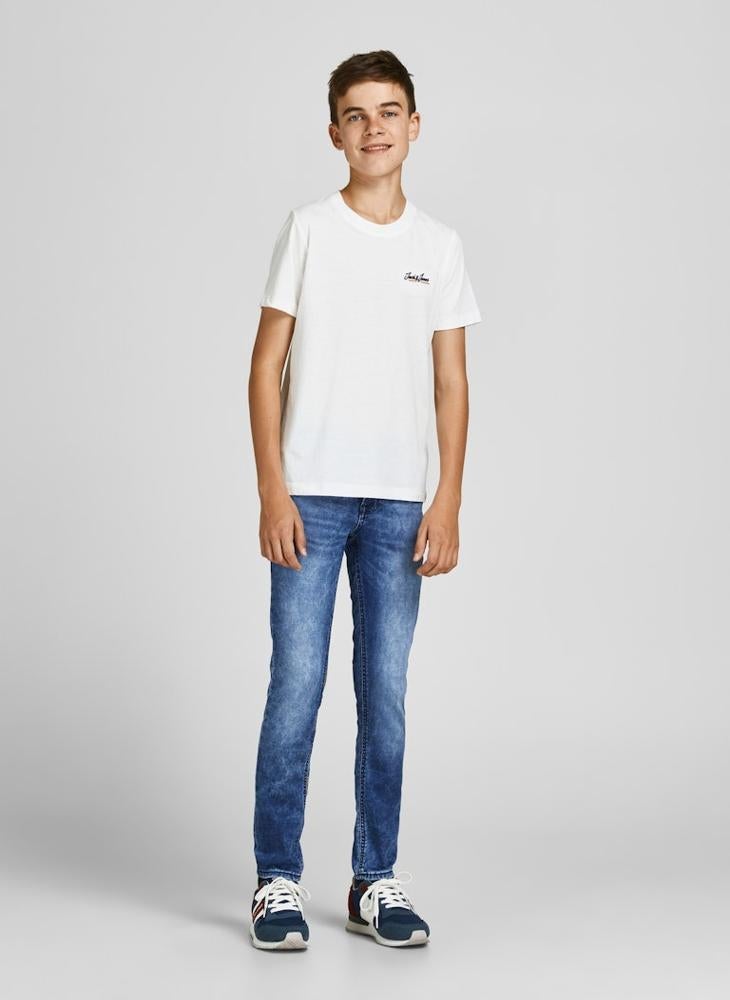 Jack & Jones Junior Jjiglenn Jjoriginal Na216 Stright Fit Jeans  - Image 4