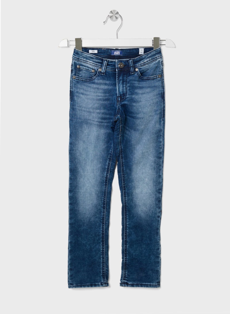Jack & Jones Junior Jjiglenn Jjoriginal Na216 Stright Fit Jeans  - Image 1