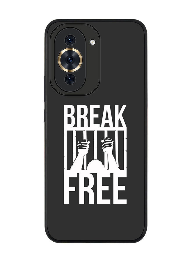 Stylizedd Rugged Black edge case for Huawei nova 10 Pro Slim fit Soft Case Flexible Rubber Edges Anti Drop TPU Gel Thin Cover - Break Free - Image 1