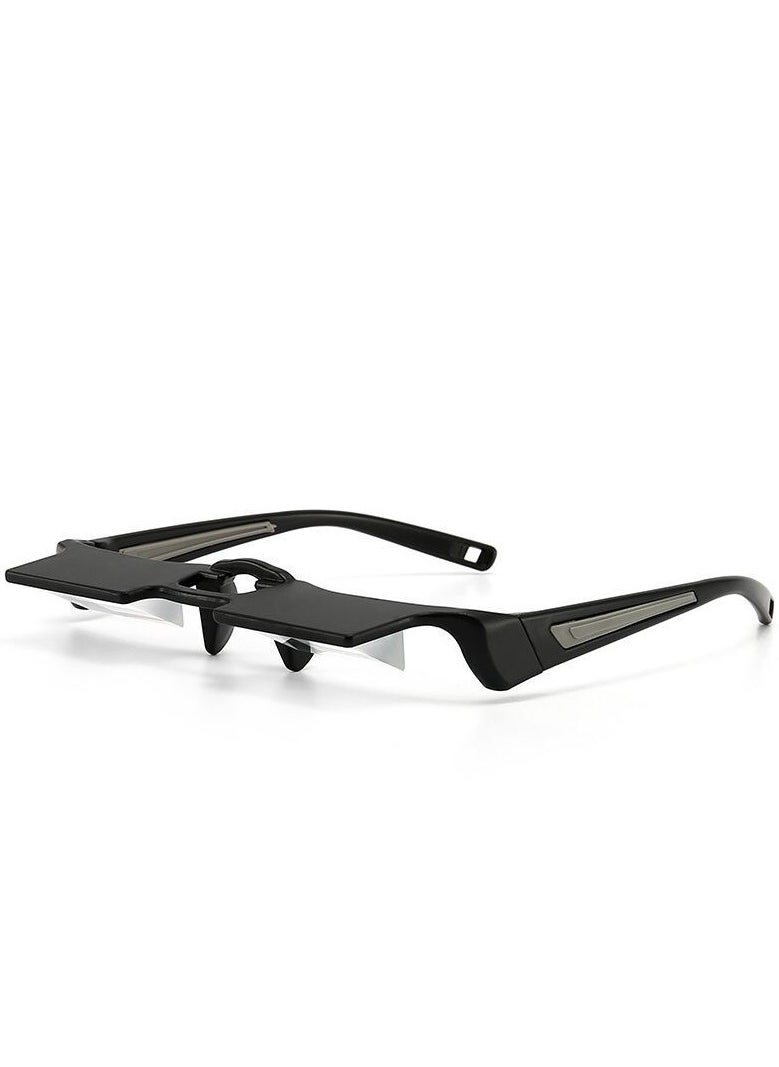 Generic - Laying Down Light Prism Glasses 90° Prism Glasses Bed Prism Spectacles Horizontal Mirror Lazy Readers Glasses Neck Relaxer for Lying Down Reading Watching TV Phone Glasses - Image 1