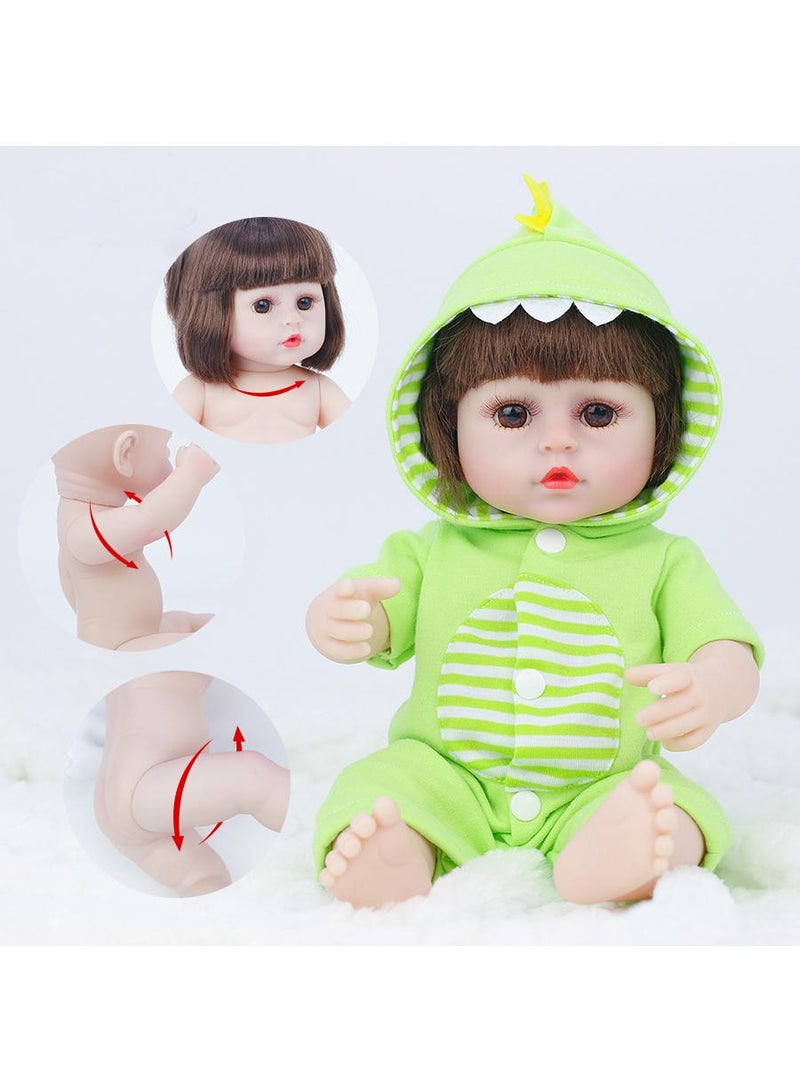 general Reborn Baby Doll Simulated Enamel Baby Doll Children's Toy 39cm - Image 3