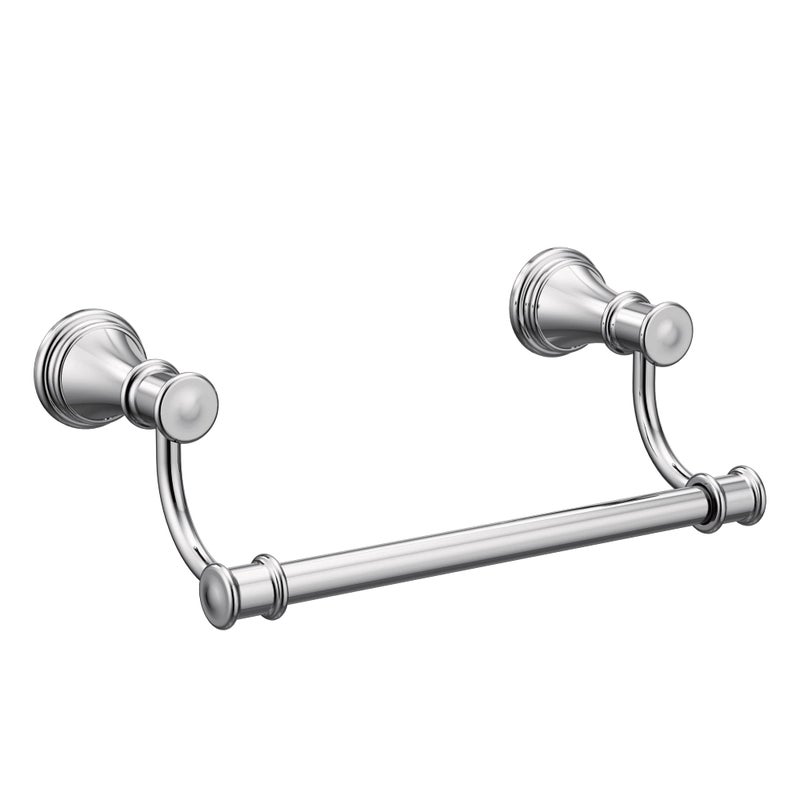 Moen Belfield Chrome 9Inch Bathroom Hand Towel Bar YB6486CH - Image 2