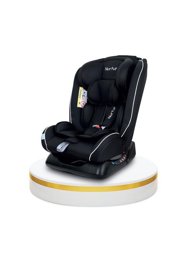 Nurtur Otto BabyKids 4in1 Car Seat 4 Position Recline 5Point Safety Harness 10 Level Adjustable Headrest 0 months to 12 years Group 0123 Upto 36kg Official Product  - Image 1