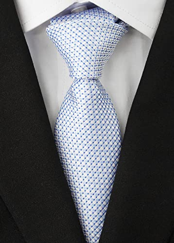 Adulove Men's Necktie Classic Silk Tie Woven Jacquard Neck Ties 6 PCS - Image 5