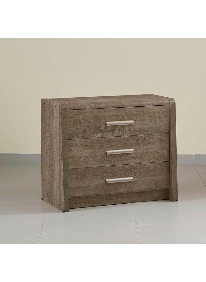 Home Box Curvy 3-Drawer Young Dresser Without Mirror 45x74x88 cm  - Image 4
