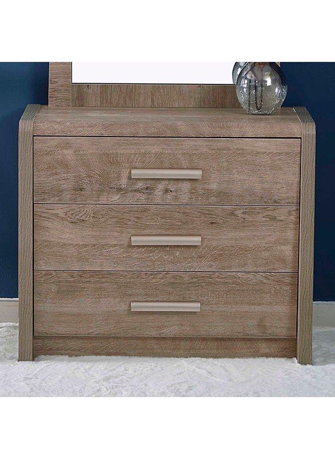 Home Box Curvy 3-Drawer Young Dresser Without Mirror 45x74x88 cm  - Image 1