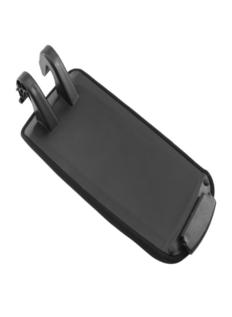 8E0864245E Black Cloth Center Console Armrest Cover Lid  Replacement for Audi A4 B6 B7 2001-2008 4-door - Image 3