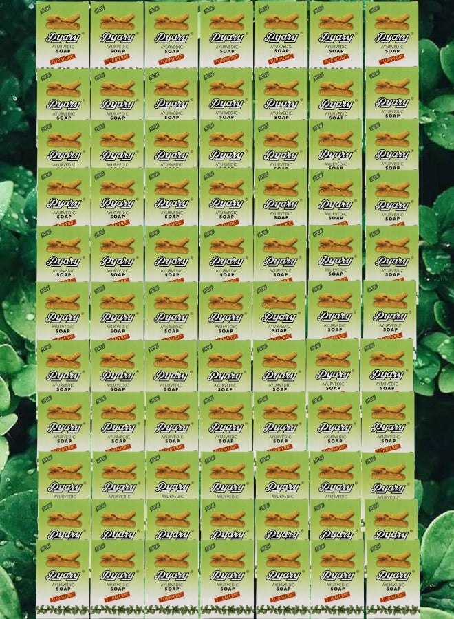 بياري 77 قطع صابون آيورفيدي كركم