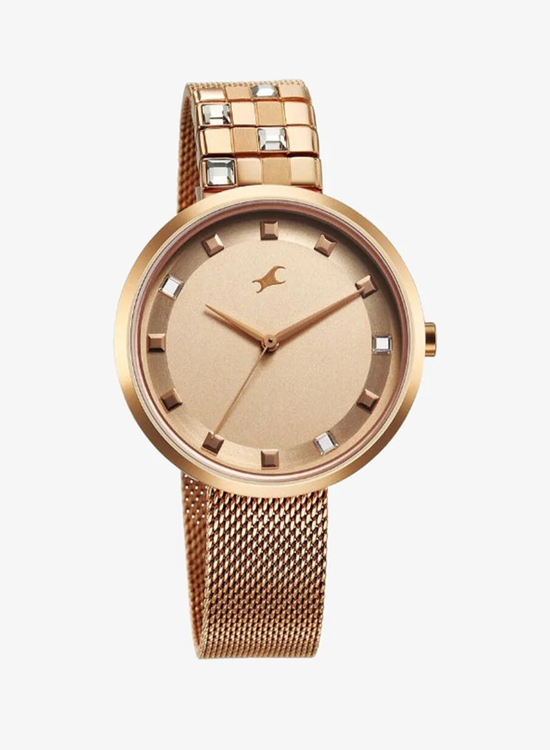 fastrack Women's Stainless Steel Analog Watch 6300WM01 - 35 mm