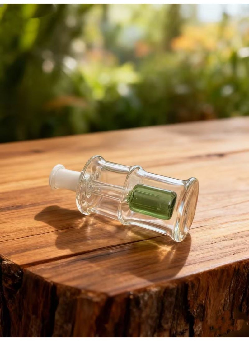 شيانغ مي مصباح زيت زجاجي ممتاز مقاوم للحرارة، زجاجة مزهرية زجاجية مصنوعة من مادة البورسليكات عالية الجودة للاستخدام طويل الأمد، مزهرية زجاجية شفافة (لون عشوائي) - Image 2