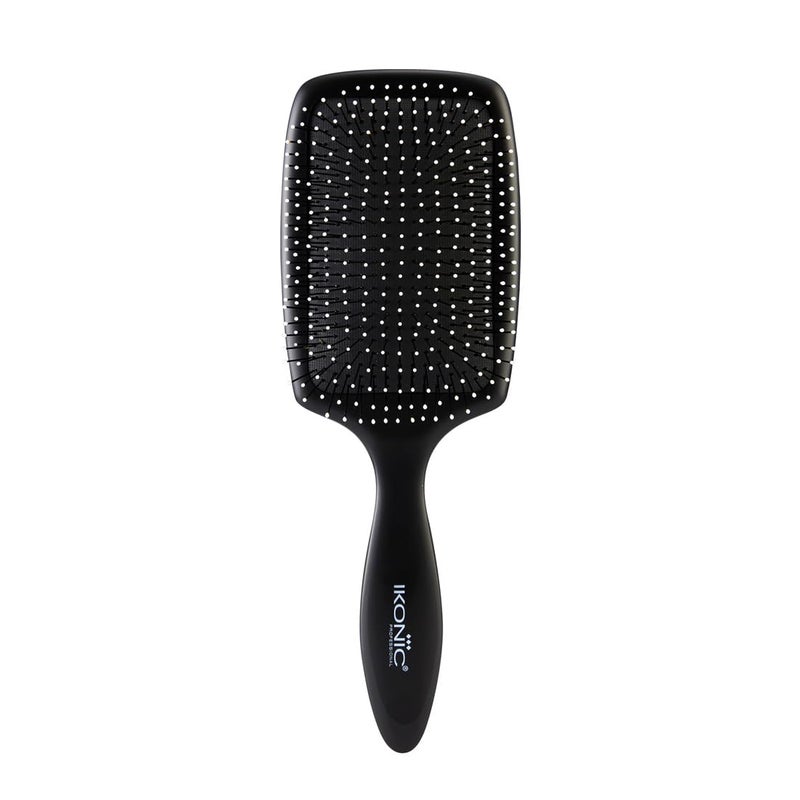 Ikonic Professional Supremo Paddle Hair Brush with IntelliFlex Bristles & Anti-Slip Handle for Gentle Detangling, Salon/Personal Grooming, Straightening, Smoothing, Styling - Men & Women, - Image 1
