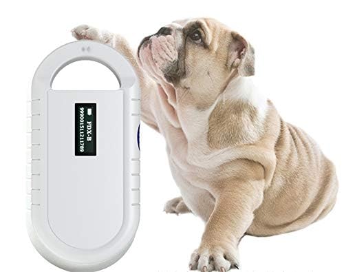 Diyeeni Pet ID Microchip Scanner,Universal Portable Handheld Animal Chip RFID Reader with Backlight Screen,History Data,for 134.2K FDXB Tags,Supports ISO 11784/11785,FDXB,ID64 RFID - Image 2