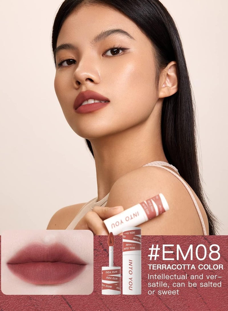 3Pcs Matte Lipstick Set Lip Mud, Waterproof Long Lasting Smudge Proof Velvet Lip Stains, Multi-Purpose for Lip and Cheek, Non-Stick Cup Not Fade Lip Gloss Makeup Cosmetics, Super Stay, Non-Drying - Image 4