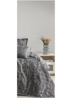 Red Rose A king-sized summer microfiber double bed sheet that adds beauty and elegance to your room, measuring 230*250cm.  - Image 4