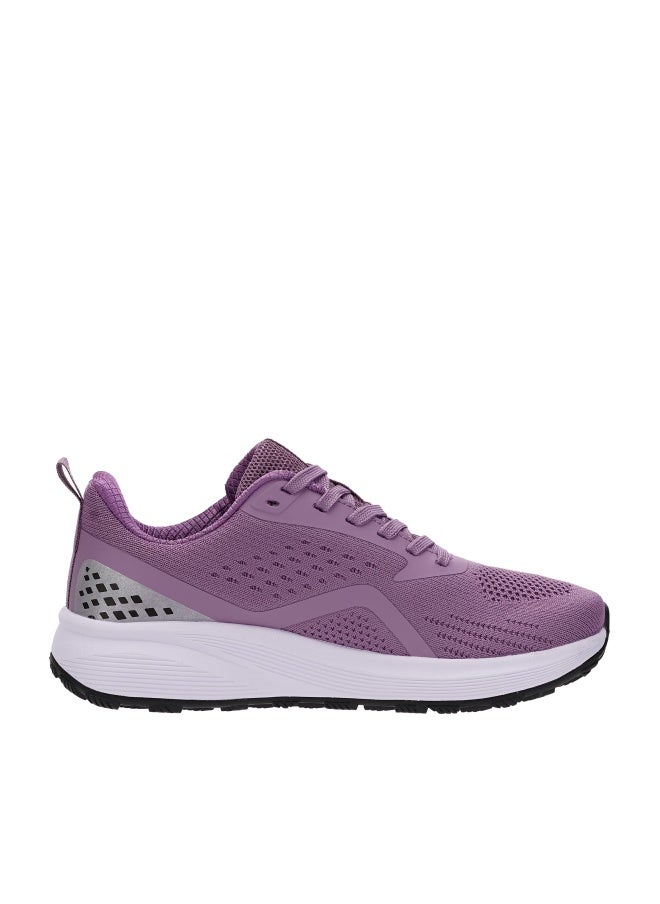 BRONAX Wide Toe Road Running Shoes for Women Lace up Breathable Mesh Size 7w with Arch Support Swollen Pregnancy Tennis Athletics Cross Training Sports Female Sneakers Purple 38 - Image 1