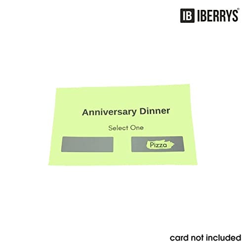 Iberry's 50 x 10 mm Silver Scratch Off Label Stickers for Sale Events, Festival Offers, Surprising - Set of 264 Stickers - Image 5