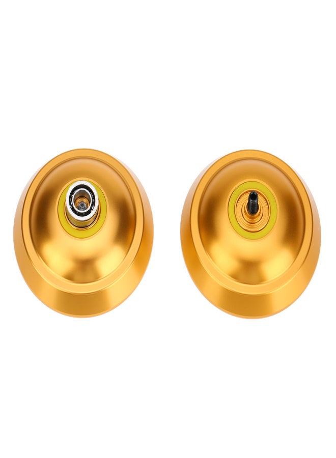 Magic Yoyo Professional Magic Yoyo T8 Aluminum Alloy Metal Yoyo 8 Ball KK Bearing with String for Kids Gold - Image 4