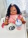 GYCV Reborn Toddler Dolls Black Girl 24 Inch Lifelike Black Reborn Baby Doll with Long Hair Realistic Smile Toddler Dolls Girl Weighted Real Life Reborn Doll Toys with Accessories Gift for Kids - Image 4